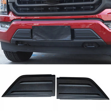 Front Bumper Guard Inserts & End Caps Cover Trim for Ford F150 2021-2023